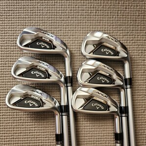 キャロウェイ Callaway アイアンセット APEX DCB 5～PW リシャフト MCI 90Sの画像1