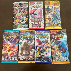 ポケモンカード　バラエティパック　7種類　クレイ　vユニ 151 シャイニートレジャー