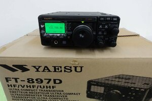 FT-897D[YAESU]HF~430MHz( all mode )100W работа * степень выше текущее состояние доставка товар 