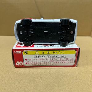 033001 トミカ No.40 スカイライン GT-R R32 UNISIA JECS 赤箱 日本製 試作品 の画像3