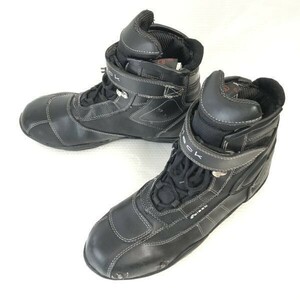 ヒポラ/HIPORA★防水/ライディングブーツ/バイクシューズ【44/28.5/黒/BLACK】ライダース/ツーリング/Shoes◆WB87-1