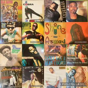 12inch EPレコード 90s Reggae/ Jimmy cliff/ SUPERCAT/ SHAGGY/ JOHNNY P./ MAD COBRA/ Buju Banton/ Tiger/ ASWAD/ SCREWDRIVER / etc