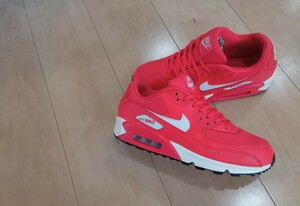 R21【特価/Used/良品/入手困難】NIKE W AIR MAX 90 RED_WHITE/Jordan sb force atmos AIRMAX dunk acg supreme 1 2 4 95 97 90 