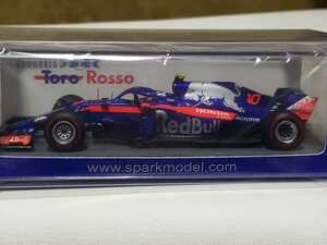 新品 1/43 スパーク SPARK Red Bull Toro Rosso Honda No.10 Bahrain GP 2018 Toro Rosso STR13　ドライバー：Pierre Gasly　ガスリー