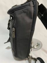 【未使用】TUMI ショルダーバッグ リュック ミリタリーショルダー 黒 ③_画像4