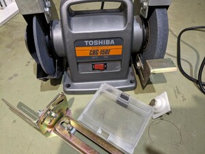 東芝　刃物グライダー　卓上両頭グラインダー