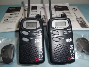 ICOM WITHCALL特定小電力トランシーバー　IC-4008W 20ch機 2機