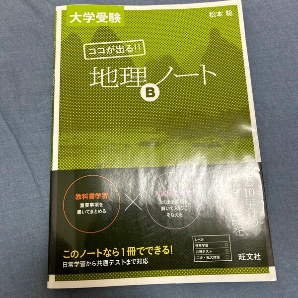 大学受験ココが出る！！地理Ｂノート 松本聡／著