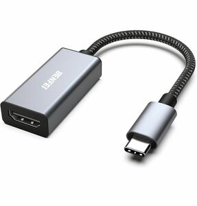 BENFEI USB C - HDMI 変換アダプタ 4K USB Type-C HDMI アダプタ [Thunderbolt 3 / 4] 互換タイプC HDMI 変換