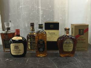 ウイスキーまとめ　◆1679K◆　SUNTORY　WHISKY　CHIVAS REGAL　CREST　古酒　コレクション　オールドウイスキー　　　　その他