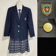 楠葉西中学校■女子■制服■学生服■チェック柄■冬服■コスプレ■大阪府_画像1