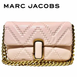 《新品》MARC JACOBS マークジェイコブス ショルダーバッグ 3way キルティング ローズ