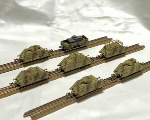 ドイツ軍 シュタイヤー 重装甲列車 ドライジーネ Nゲージ 鉄道模型 完成品 動力付き 完成品 1/150 1/144 第二次世界大戦 戦車