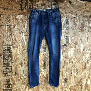 PEPEJEANS LONDON ぺぺジーンズロンドン デニムスウェットパンツ デニムパンツ ジーンズ ジーパン ストレッチ インディゴ ブルー W74