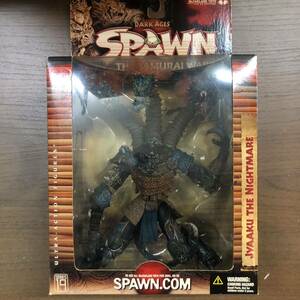 JYAAKU THE NIGHMAREjaak The nightmare DARK AGES SPAWN THE SAMURAI WARS Ultra action figure series 19 box attaching 