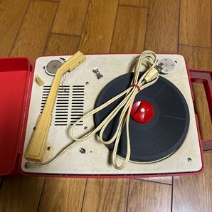 東芝 リズミー ポータブル レコード プレイヤー 昭和 レトロ の画像4