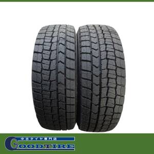 ほぼ未使用 2023年製 冬用2本 185/60R15 ダンロップ WINTERMAXX WM02 スタッドレスタイヤ 冬タイヤ アクア フィット シエンタ（4740）