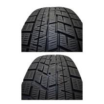 2018年製 冬用2本 185/60R15 7分山 ヨコハマ ICE GUARD IG60 スタットレスタイヤ タイヤ フィット アクア シエンタ（4745）_画像2