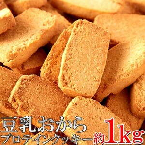 楽しく美しくソイプロテインplus豆乳おからプロテインクッキー1kg