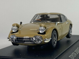 トヨタ Toyota 2000GT ゴールド Gold 1/43 - エブロ EBBRO