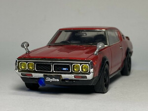 [ジャンク] ニッサン スカイライン Nissan Skyline ケンメリ 1/43 - エブロ EBBRO