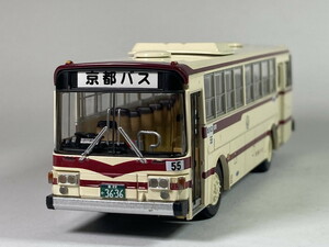 [ジャンク] 京都バス 富士重工5E 全長約13.5cm - トミーテック Tomytec