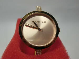 【№1103-O6005R】中古品：MICHAEL KORS マイケルコース MK-3391 レディース腕時計 作動確認　目立ちものありません