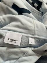 BURBERRY バーバリー フーディー　パーカー　ホースフェリー　M パールブルー_画像2