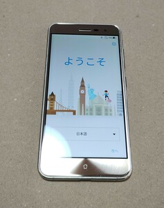 美品 エイスース ASUS zenfone 3 ZE552KL ゴールド GOLD 金色