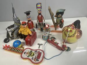 ブリキ おもちゃ 昭和レトロ コレクター Blic ぜんまい式 電池式 色々まとめ 置物 フィギュア 人形 インテリア 