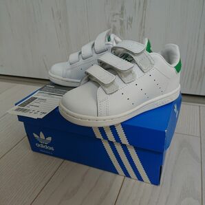 【未使用】adidas スタンスミス STAN SMITH グリーン 15.0cm