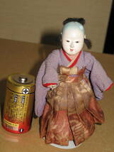 古い　市松人形　抱き人形　日本人形　12センチ_画像1