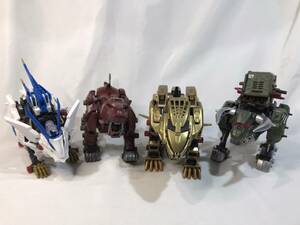 ★まとめ４体★【 ZOIDS 】ゾイド ●RZ-041 ライガーゼロ ●ZW01 ワイルドライガー ●ZW26 キャノンブル ●EZ-016 セイバータイガー