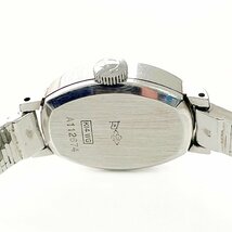 【1円スタート】RADO ラドー elfe エルフ K14WG刻印 シルバー文字盤 手巻き レディース腕時計 254091_画像6