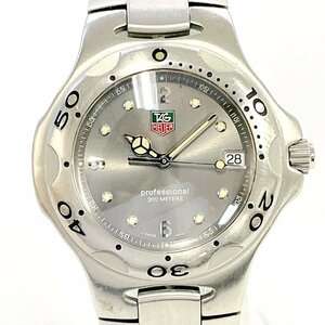 【1円スタート】TAG HEUER タグホイヤー WL1111 キリウム SS シルバー文字盤 クオーツ メンズ腕時計 ジャンク 253954