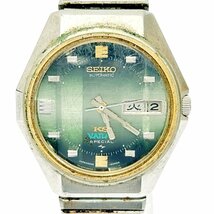 【1円スタート】SEIKO セイコー 5246-6030 キングセイコー バナック スペシャル SS グリーン文字盤 AT メンズ腕時計 ジャンク 254035_画像1