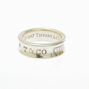 【1円スタート】TIFFANY & Co. ティファニー シルバー 1837 ナロー 7.4g 925刻印 指輪 リング 253588