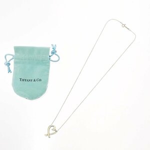 【1円スタート】【保存袋付き】TIFFANY & Co. ティファニー シルバー パロマピカソ ラビングハート 4.2g 925刻印 ネックレス 253598