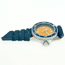 【1円スタート】SEIKO セイコー 2625-0010 ダイバー SS オレンジ文字盤 クオーツ ボーイズ腕時計 ジャンク 254001_画像2