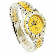 【1円スタート】【訳あり品】TAG HEUER タグホイヤー 974.006 プロフェッショナル 2000シリーズ SS×GP クオーツ メンズ腕時計 257101_画像3