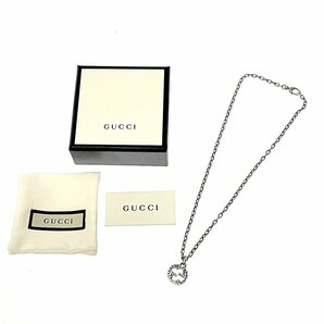 【1円スタート】【箱付き】GUCCI グッチ シルバー インターロッキングG アラベスク 18.8g 925刻印 ネックレス 257317の画像7