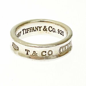 【1円スタート】TIFFANY & Co. ティファニー シルバー 1837 ナロー 8.5g 925刻印 指輪 リング 248102