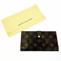 【1円スタート】【保存袋付き】LOUIS VUITTON ルイ・ヴィトン T61217 モノグラム コンチネンタルクラッチ がま口 二つ折り 長財布 256045_画像1