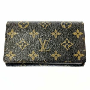 【1円スタート】LOUIS VUITTON ルイ・ヴィトン M61730 モノグラム ポルトモネ ビエ トレゾール ブラウン 二つ折り 財布 ジャンク 255159