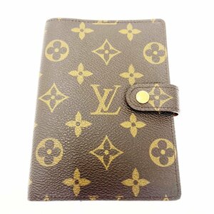 【1円スタート】LOUIS VUITTON ルイ・ヴィトン R20005 モノグラム アジェンダPM ブラウン 手帳カバー ジャンク 256124