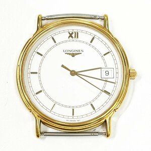 【1円スタート】LONGINES ロンジン GP×SS グランドクラシック ホワイト文字盤 クオーツ メンズ腕時計 ジャンク 253980