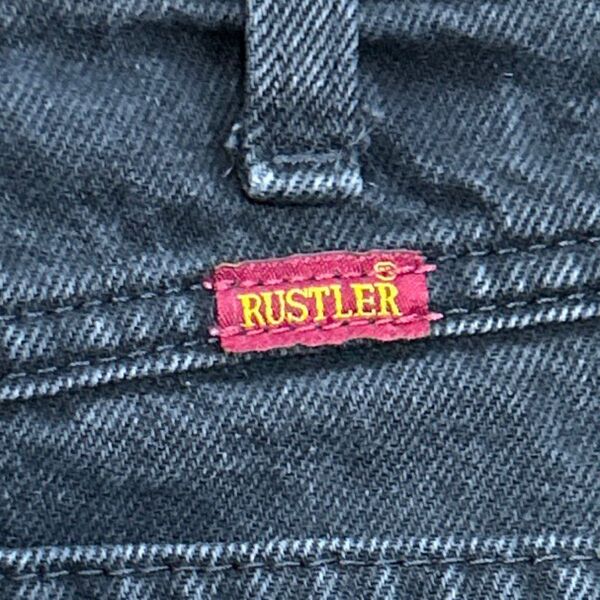 【RUSTLER】ラスラーブラックデニムパンツ