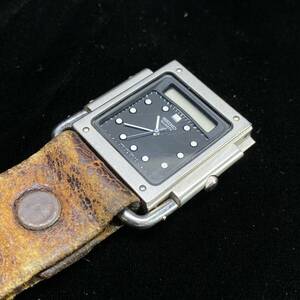 1円～ 6T30150224 SEIKO セイコー デジアナハイブリット ポケットウォッチ H357-5250 QZ クォーツ SS メンズ 腕時計 コレクション 現状品