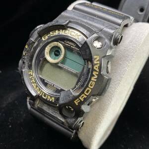 1円～ 6T50860224 CASIO カシオ G-SHOCK Gショック FROGMAN DW-9900 QZ クォーツ ケース割れあり メンズ 腕時計 コレクション 現状品