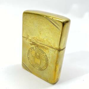 1円～ 6T51250224 ZIPPO ジッポ commemorative lighter 1932-1982 コメモラティブ ソリッドブラス 火花のみ確認 現状品 当時物